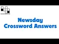 MOVING DAY - Newsday Puzzle Solution for Thursday December 17 2020 2020-12-17