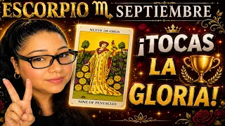 ESCORPIO ♏️ ¡Se Acabó El Dolor! SEPTIEMBRE Trae Tu Victoria Y Máxima Abundancia 💰✨ Tarot