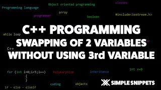 C program to Swap variables Without using 3rd Variable C programming tutorials for beginners
