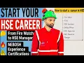 Download Lagu How to Start a Career in HSE Field | Step-by-Step Guide from Fire Watch to Manager
