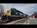 2 Hours at Framingham Station with Amtrak MBTA CSX Trains