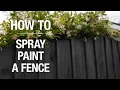 How to Spray Paint a Fence - Fence Painting Tips from Bunnings Warehouse
