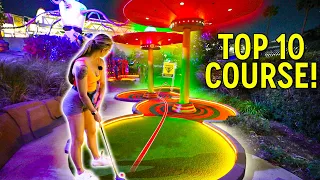 The ULTIMATE Nighttime Mini Golf Course