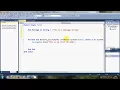 Visual Basic NET Tutorial Beginners Variable Declaration in Visual Basic