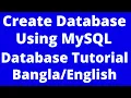 How to Create Database in SQL MySQL Workbench SQL MySQL Database Bangla Tutorial for Beginners 1