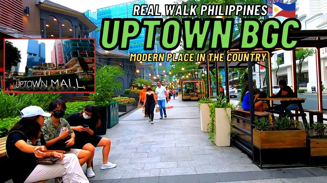 Walking around UPTOWN BGC a modern place in Taguig City Philippines | BGC Philippines 2022 🚶🇵🇭