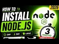 How To Install Node js in 3 Minutes 2026 Beginner Guide