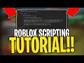 Roblox Script These are EASY Roblox Scripting Tutorials 2021