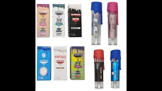 Packwoods X Runtz Pre rolled Joint Packaging with Sticker and Silicone Cap Tubes