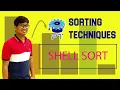 SHELL SORT SORTING TECHNIQUES GATE CSE LECTURES
