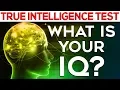 What is your IQ Test your TRUE intelligence