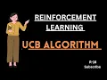 UCB Algorithm Reinforcement Learning