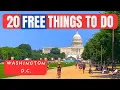 20 FREE things to do in Washington D C
