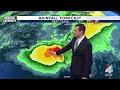 Isolated showers and storms Watching the tropics