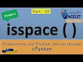 isspace function on in hindi with example
