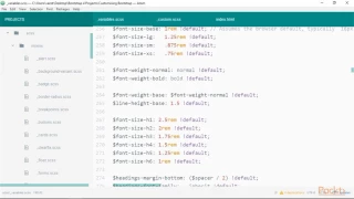 Bootstrap 4 Projects Variable File packtpub com