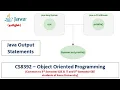 Java System out print System out println Object Oriented Programming Tamil 8