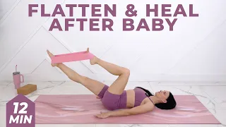 Best Diastasis Recti Exercises To Flatten & Heal (Mini Band, Intermediate)