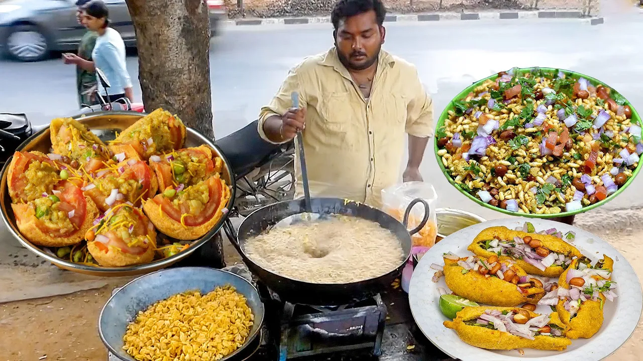 Muntha Masala Recipe    Tomato Bhel Mixture    Hyderabad Street Food
