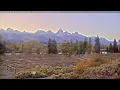 Teton Time Lapse of sunset viewed from Dornan s on September 21 2024