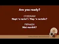 O Phrases Are you ready