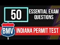 Indiana Permit Test 2026 50 Essential Exam Questions
