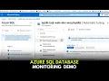 Azure SQL Database Monitoring Demo