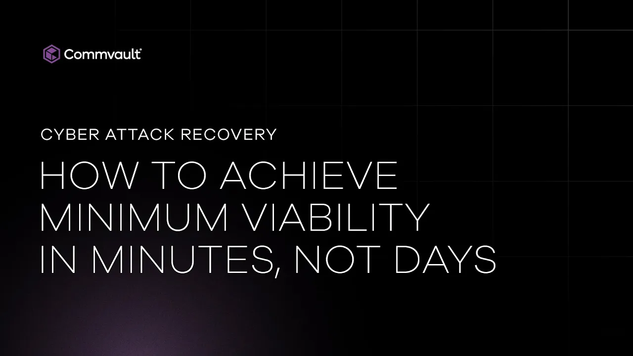 Commvault — Commvault — For Continuous Business (YouTube video ad)