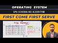 First Come First Serve FCFS Scheduling Algorithm Theory Example Detailed Solution OS