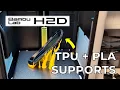 Printing a SHOE outsole with TPU and PLA