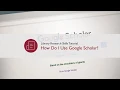How Do I Use Google Scholar Library Research Skills Tutorial