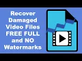 Download Lagu How to Repair Corrupt video File MP4  MOV - Fix 0xc00d36c4  Can't play video errors