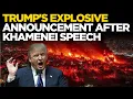 Download Lagu Trump LIVE | President Trump Makes SHOCKING Announcement On Iran-Israel War | Donald Trump News LIVE