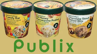 Publix Ice Cream Candy Bar Hot Honey Mascarpone Praline Chocolate Stout Pretzel Blitz Review