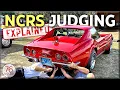 This is how the NCRS Judges Corvettes