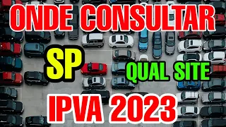 IPVA 2023 SP CONSULTA IPVA 2023 SP VALOR