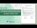 Download Lagu SURAT PERJANJIAN KOMITMEN FEE