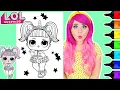 Coloring L O L Surprise Dolls Unicorn Coloring Page Ohuhu Art Markers