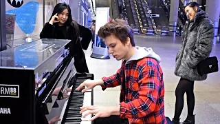 DANCE MONKEY METRO STATION PIANO PERFORMANCE LONDON 