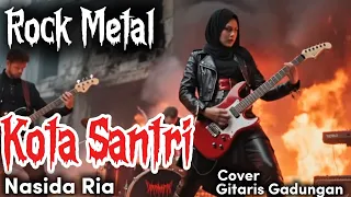 kota santri nasida ria versi rock metal cover gitaris gadungan ai 