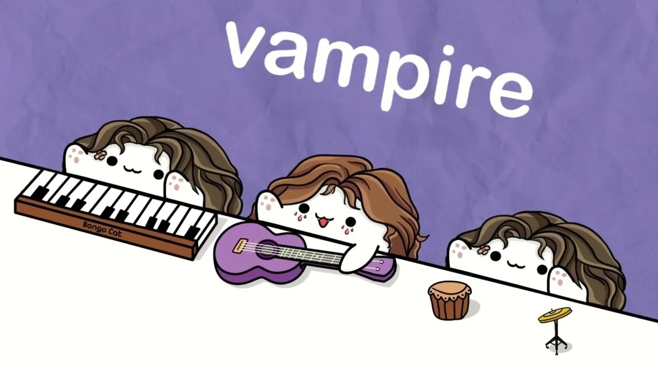 Bongo Cat - vampire (Cover Version) 🎧