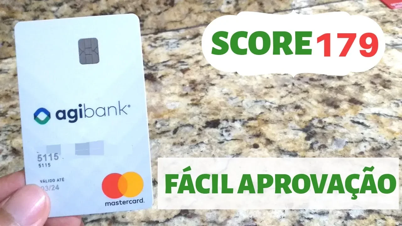 AGIBANK CARTÃO DE CRÉDITO DE FÁCIL APROVAÇÃO (SCORE 179)