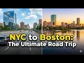 Driving from NYC to Boston Grand Central Parkway Bronx-Whitestone Bridge Massachusetts Turnpike