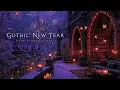 Lagu Snowy Gothic Balcony in the New Year's Eve Ambience | Dark Academia Winter Music for Read \u0026 Write