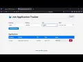 Job Application Tracker - Harvard CS50x Final Project 2023