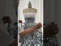 Download Lagu Making a blue and white embroidery mini formal dress #fashion #sewing #dress