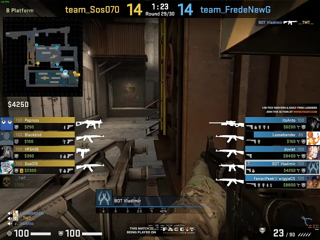 Bot Vladimir coming in clutch with the 4k to give us the lead