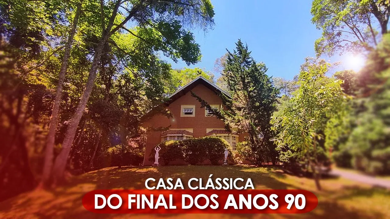 Video do Imóvel: Casa clássica do final dos anos 90, em um local super tranquilo e cheio de natureza.