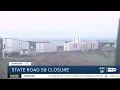 State Road 58 Closed due to icy roads