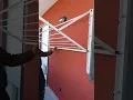 Download Lagu Wall Mounted Foldable Cloth Drying Stand | Clothes Drying Rack #shorts